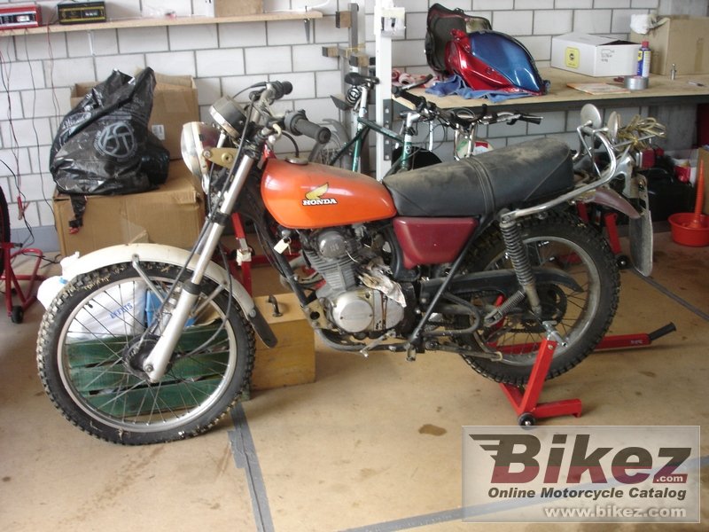 Honda XL 125 poster